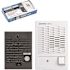 AIPHONE ChimeCom Series Surface Mount 1-Channel Audio Intercom with Weather Resistant, White - Black