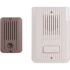 AIPHONE ChimeCom Series Surface Mount 1-Channel Audio Intercom with Weather Resistant, White - Gray