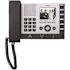 AIPHONE IS Series Wall or Desk Mount 1-Channel IP Color Video Master Station Intercom with PoE Compliant, Black - Gray
