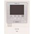 AIPHONE JF Series Surface Mount 1-Channel Video Sub-Master Station Intercom with Door Release, Picture, Message, White - Gray