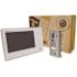 JO Series Surface Mount 1-Channel Audio and Video Intercom with 7 in. Direct View, TFT color LCD Display, White - Gray