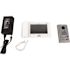 AIPHONE JP Series Surface Mount 1-Channel Audio and Video Intercom with Call Storage and Picture Memory, White - Gray