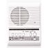 LEF Series Surface Mount 1-Channel 3-Call Audio Master Station Intercom with Selective Call and Optional All Call, White