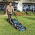 Makita 21 in. 18V X2 (36V) LXT Lithium-Ion Cordless Walk Behind Push Lawn Mower Kit with 4 Batteries (5.0 Ah)