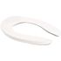 CENTOCO Fast-N-Lock Elongated Open Front No Cover Self Sustaining Commercial Toilet Seat in White
