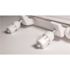 CENTOCO Fast-N-Lock Elongated Commercial Toilet Seat with Cover in White