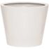 Vasesource Essex 15.75 in. x 19.75 in. x 19.75 in. Glossy White Fiberstone Planter