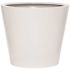 Vasesource Essex 19.75 in. x 23 in. x 23 in. Glossy White Fiberstone Planter