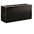 Vasesource Carlo 19.5 in. x 8 in. x 36 in. Gray Fiberstone Planter