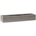 Vasesource Carlo 3.75 in. x 6 in. x 23.5 in. Gray Fiberstone Planter