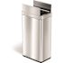HLS COMMERCIAL 18 Gal. Wings Open Lid Sensor Stainless Steel Trash Can with Odor Filter