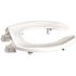 CENTOCO ADA Compliant Raised Round Open Front No Cover Toilet Seat in White