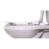 CENTOCO ADA Compliant Round Raised Closed Front with Cover Toilet Seat in White