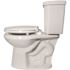 CENTOCO ADA Compliant Round Raised Closed Front with Cover Toilet Seat in White