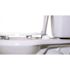 CENTOCO ADA Compliant Raised Round Toilet Seat with Cover in White