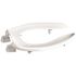 CENTOCO ADA Compliant 2 in. Raised Open Front No Cover Toilet Seat in White