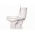 CENTOCO HL800STS ADA Compliant 2 in. Raised Elongated Closed Front with Cover Toilet Seat in White