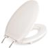 CENTOCO HL800STS ADA Compliant 2 in. Raised Elongated Closed Front with Cover Toilet Seat in White