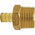 Apollo 3/4 in. Brass PEX-B Barb x 1 in. Male Pipe Thread Reducing Adapter