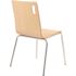 National Public Seating Bushwick Natural Bentwood Cafe Stack Chair (Pack of 4)