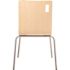 National Public Seating Bushwick Natural Bentwood Cafe Stack Chair (Pack of 4)