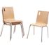 National Public Seating Bushwick Natural Bentwood Cafe Stack Chair (Pack of 4)