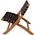 BALKENE HOME Sava Folding Wooden Indoor/Outdoor Bench