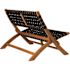 BALKENE HOME Sava Folding Wooden Indoor/Outdoor Bench