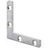Prime-Line Angle Corner, 2 in., Steel Construction, Zinc Plated, 4-Hole Bracket (10-pack)