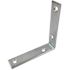 Prime-Line Corner Bracket, 4 in., Steel Construction, Zinc-Plated, L-Angle (2-pack)