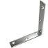 Prime-Line Corner Bracket, 5 in., Steel Construction, Zinc-Plated, L-Angle (2-pack)
