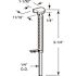 Prime-Line Bi-Fold Door Guide Rod, 5-1/4 in. (2-pack)