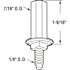 Prime-Line Bi-Fold Door Bottom Pivot, 1/4 in. Pin x 7/16 in. Base, Steel (2-pack)