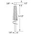 Prime-Line Bi-Fold Door Guide Rod, 5-1/2 in. (2-pack)