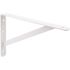 Prime-Line Shelf Bracket, 3/16 in. x 12 in. x 8 in., Heavy-Duty Steel, White Enamel Finish