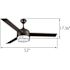 Design House Ajax 52 in. Indoor Oil Rubbed Bronze LED Ceiling Fan with Light