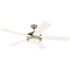Westinghouse Comet 52 in. Integrated LED Brushed Pewter Ceiling Fan with Light Kit