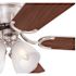 Westinghouse Contempra IV 52 in. LED Brushed Nickel Ceiling Fan with Light Kit