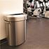HLS COMMERCIAL 18 Gal. Stainless Steel Semi-Round Open Top Trash Can