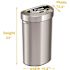 HLS COMMERCIAL 23 Gal. Stainless Steel Semi-Round Open Top Trash Can