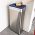 Blue Rectangular Open Top Recycle Bin Lid for HLS Commercial Rectangular Open Top Bin HLS16UOT, HLS18UOT, or HLS21UOT