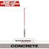 Milwaukee 5/32 in. x 4 in. x 6 in. SHOCKWAVE Carbide Hammer Drill Bit for Concrete, Stone, Masonry Drilling