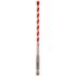 Milwaukee 1/4 in. x 4 in. x 6 in. SHOCKWAVE Carbide Hammer Drill Bit for Concrete, Stone, Masonry Drilling