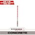 Milwaukee 1/4 in. x 4 in. x 6 in. SHOCKWAVE Carbide Hammer Drill Bit for Concrete, Stone, Masonry Drilling
