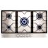 GASLAND 34 in. Built-In LPG/Natural Gas Cooktop in Stainless Steel with 5 Sealed Burners, ETL