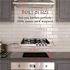 GASLAND 24 in. Built-In Gas Stove Top LPG Natural Gas Cooktop in Black Tempered Glass with 4-Sealed Burners ETL