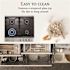 GASLAND 24 in. Built-In Gas Stove Top LPG Natural Gas Cooktop in Black Tempered Glass with 4-Sealed Burners ETL