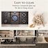 GASLAND 34 in. Built-In Gas Stove Top Tempered Glass Liquid Propane Natural Gas Cooktop in Black with 5-Sealed Burners, ETL