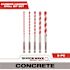 Milwaukee SHOCKWAVE Carbide Hammer Drill Bits Set (5-Pack)