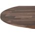 Atlanta 42 in. Round Bronze Shiplap Laminate Outdoor Dining Table